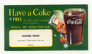 old vintage 1950 SPRITE BOY COCA COLA SODA card