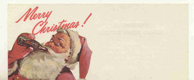old vintage 1940S COCA COLA SODA drink card