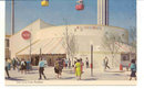 old vintage 1968 COCA COLA WORLDS FAIR postcard