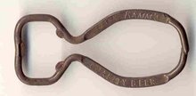 old vintage steel KAMM'S BEER opener