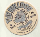 vintage BULLDOG AMSTERDAM BEER coaster