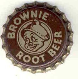 old vintage BROWNIE ROOT BEER soda bottle cap ~