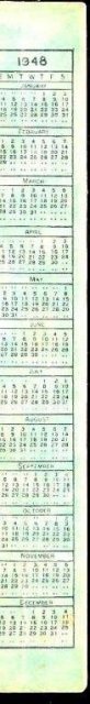 old vintage PIONEER INSURANCE ad ruler 1948