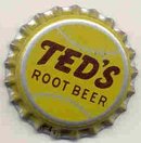 old vintage TEDS ROOT BEER soda bottle cap