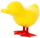 Yellow Chicken Candy Container