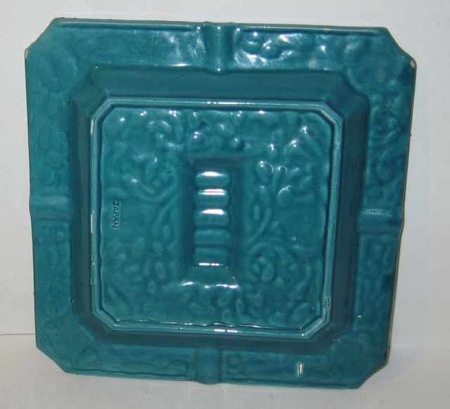 old vintage CERAMIC JAPAN CHIP DIP plate