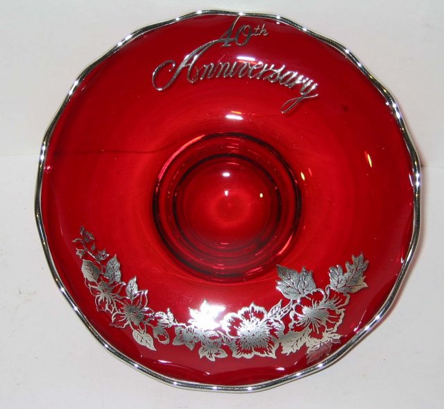 Anniversary Glass Bowl