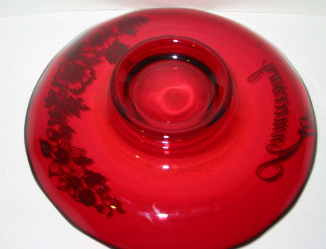 Anniversary Glass Bowl