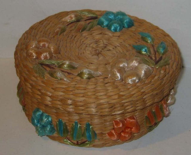 Wicker Sewing Basket