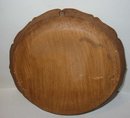 vintage WOODEN CARVED AUGSBURG collector PLATE