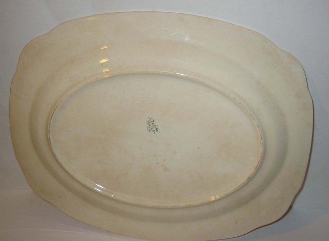 old vintage REGINO FLORAL serving platter
