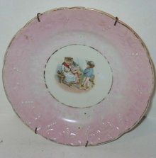 old vintage Ceramic Cat Plate