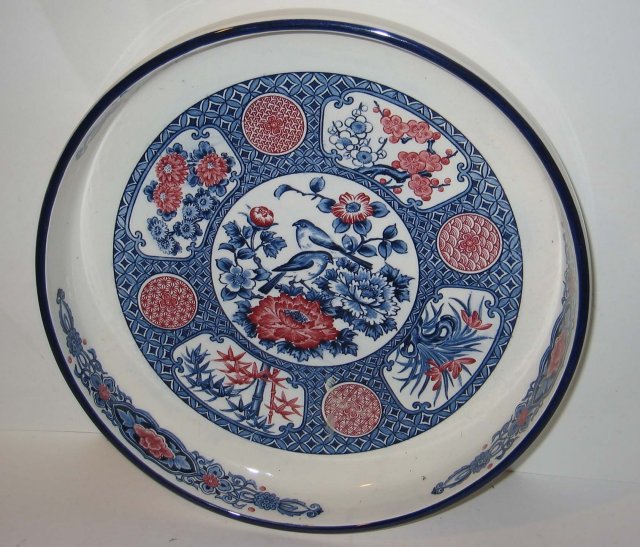 old vintage HUGE PASTA SALAD BOWL 12 INCH