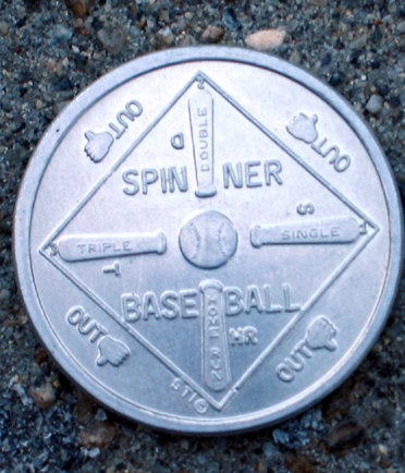 Fleer Gum Razzle Baseball Token Coin Toy