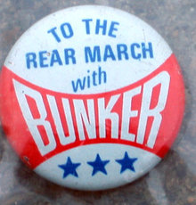 Archie Bunker Prejudice Pinback Pin