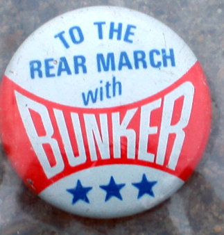 Archie Bunker Prejudice Pinback Pin