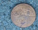old vintage CEDAR POINT 1970 ANNIVERSARY coin