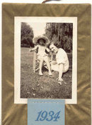 1934 Handmade Calendar with Picture