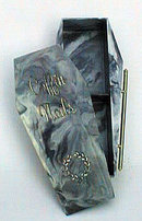 old vintage COFFINE NAIL CIGARETTE box