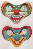 2 old vintage HALLOWEEN cardboard halloween
