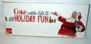 Santa Claus Coca-Cola Soda Sign poster