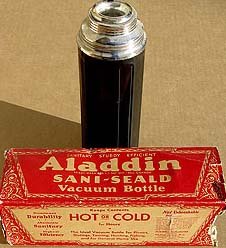 Alladin Vacuum Thermos Bottle in Original Box