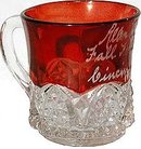 Cincinnati Ruby Flash Glass