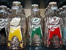 OLD VINTAGE SPACEMAN Galaxy Syrup bottles