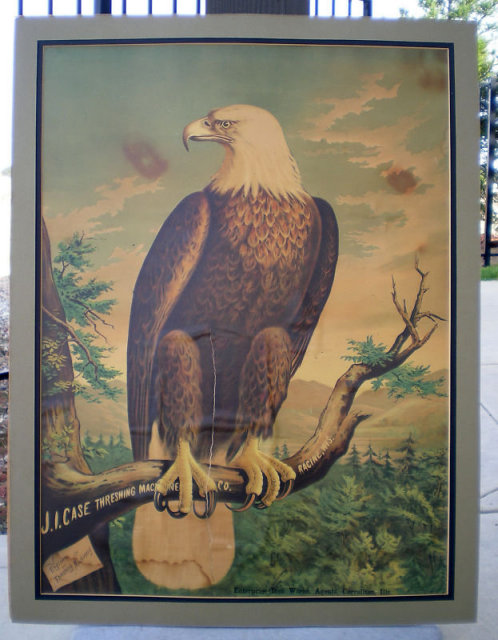 Case Threshing Eagle Poster