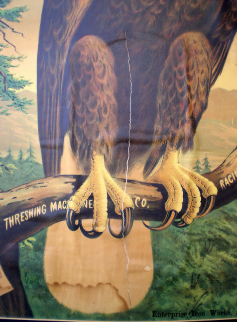 Case Threshing Eagle Poster