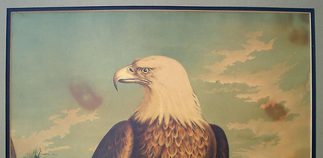 Case Threshing Eagle Poster