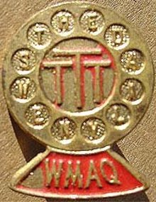 CHICAGO WMAQ Microphone Radio PIN