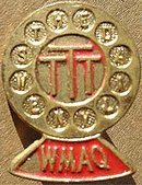 CHICAGO WMAQ Microphone Radio PIN