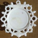 old vintage 1900 NAUTICAL MILK GLASS plate