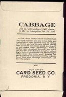 old vintage 1930s DANISH CABBAGE SEED PACKET ~ FREDONIA NY