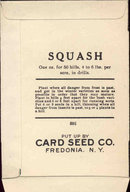 old vintage 1930s SQUASH SEED PACKET ~ FREDONIA NY