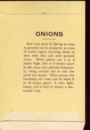 old vintage 1930s SCALLION ONION SEED PACKET ~ PASADENA CA
