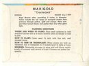 old vintage 1960s MARIGOLD FLOWER SEED PACKET