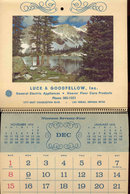 old vintage 1974 RECIPE CALENDAR ~ LAS VEGAS NEVADA