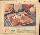 old vintage 1974 RECIPE CALENDAR ~ LAS VEGAS NEVADA