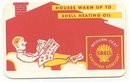 old vintage 1961 SHELL OIL calendar card