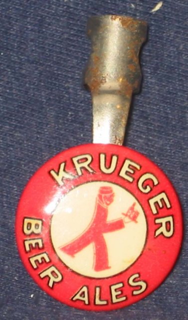 Krueger Beer Celluloid Metal Pencil Clip