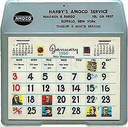 Amoco Gas Calendar