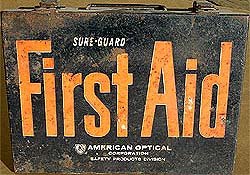 First Aid Metal Kit Box - Full Medical Supply