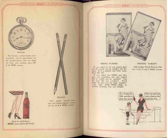 Nehi Soda Premium Booklet 1920s
