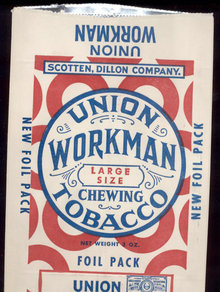 Union Workman Tobacco Bag