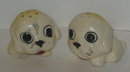 old vintage JAPAN SAD DOG SALT PEPPER shakers
