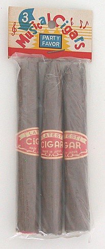 old vintage 1950s MUSICAL CIGARS toys original