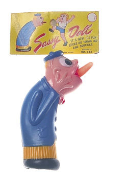 old vintage 1960s SASSY DOLL TONGUE STICKS