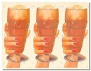 old vintage MALTS IN GLASS soda sign poster